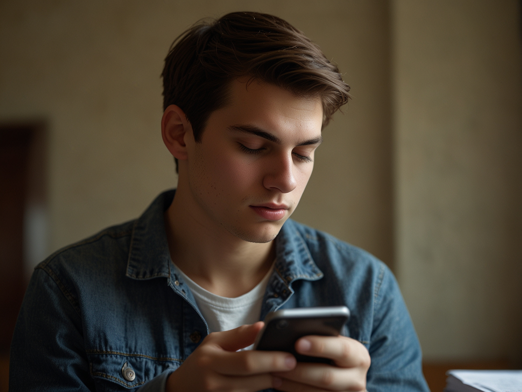 User registering on mobile